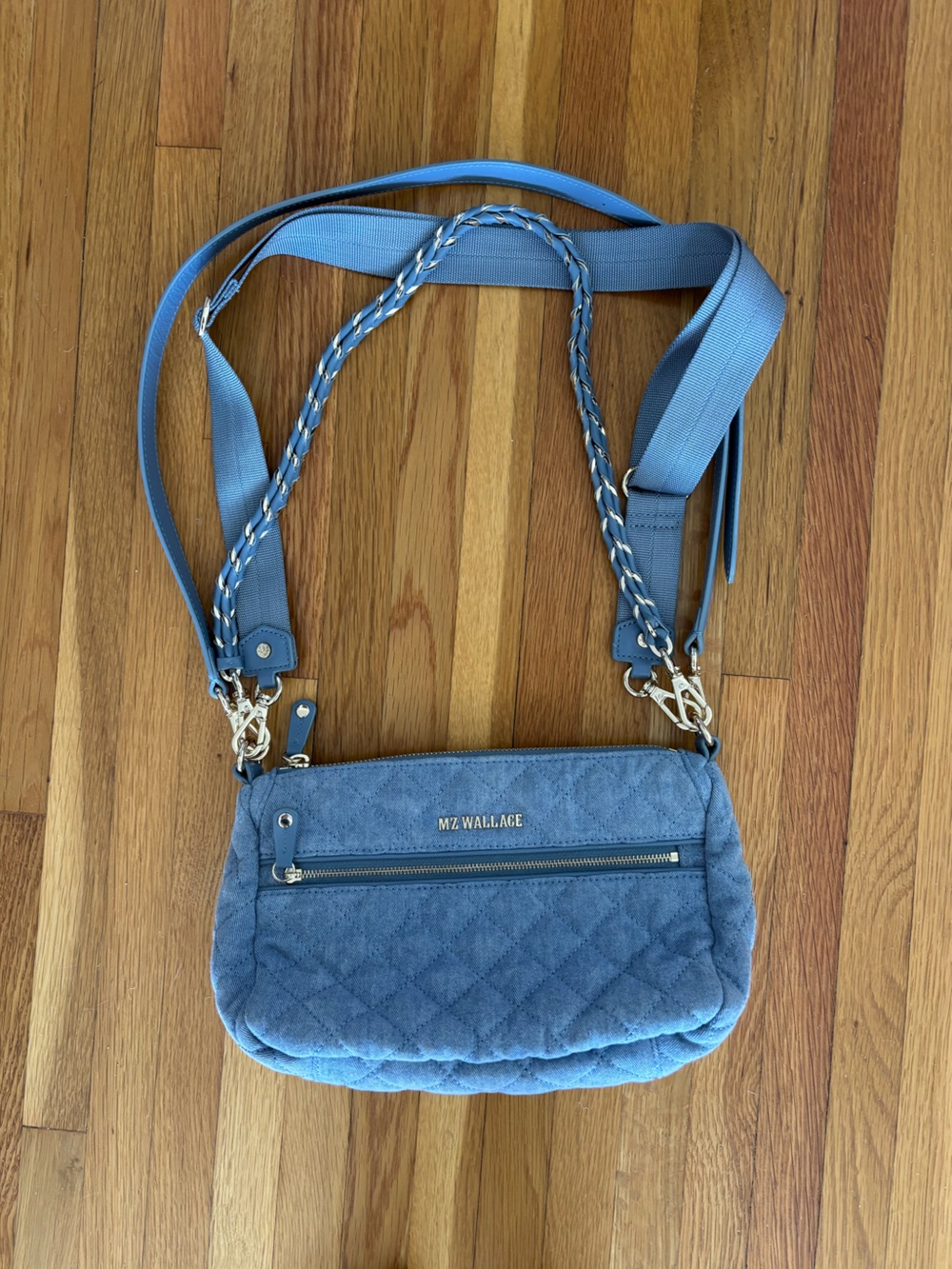 MZ Wallace Quilted Denim Ella Crossbody - Picture 5 of 5
